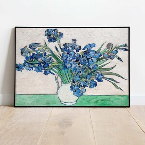 Vincent van Gogh - Irises, Downloadable Poster, Printable Art, Instant Download