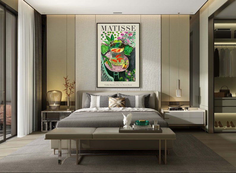 Henri Matisse Exhibition Poster, The Goldfish, Downloadable Art Print, Instant Download image 6