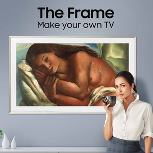 Samsung Frame TV Art, 4k & 8k UHD-2 Digital Wall Art, Emiliano di Cavalcanti Naked Mulata Asleep, Instant Download image 3