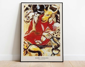 Marc Chagall - To My Betrothed, Chagall Poster, Downloadable Art, Instant Download