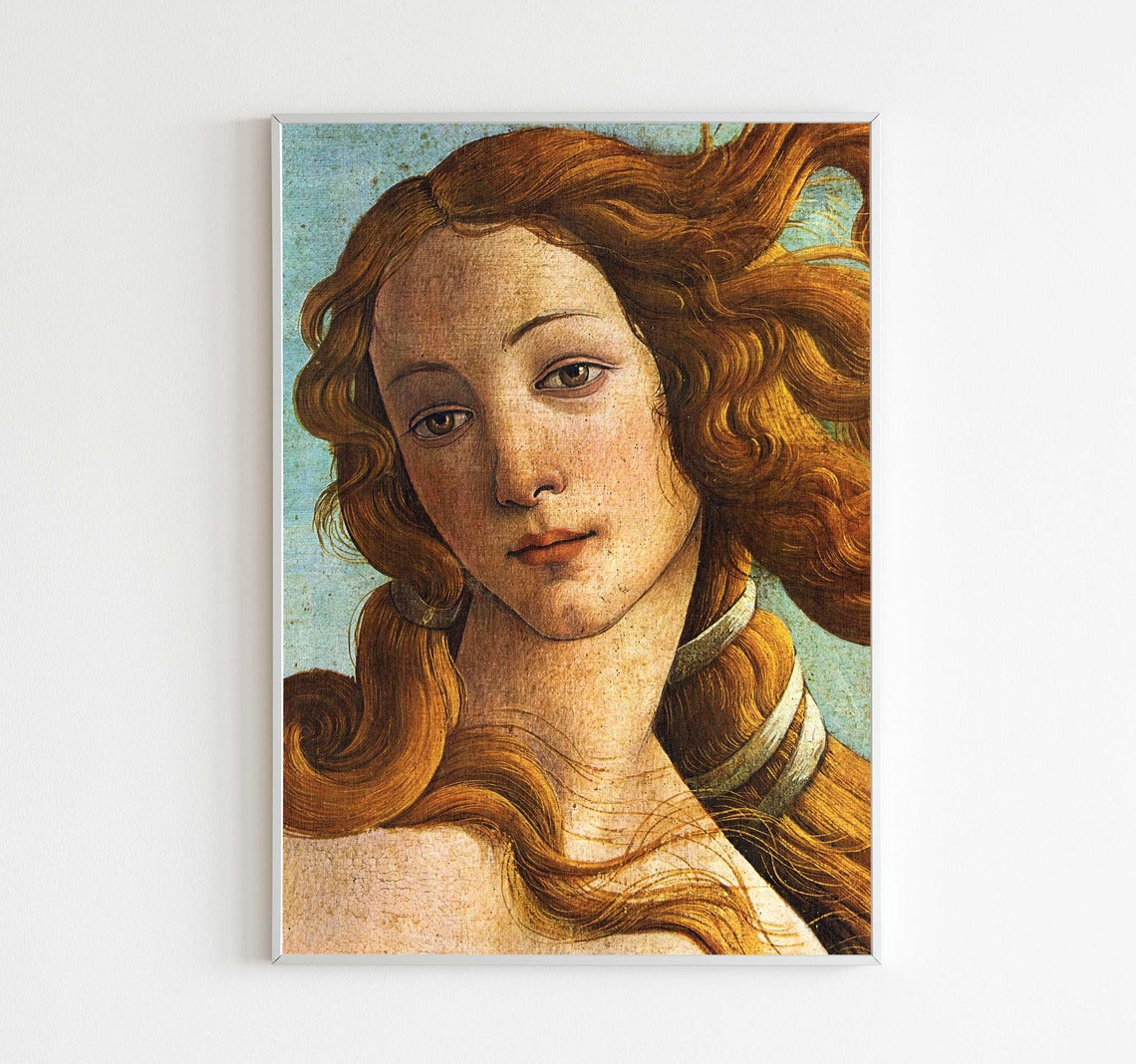 Sandro Botticelli the Birth of the Venus Detail Poster | Etsy
