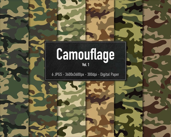 Military Green Camouflage Seamless Digital Paper Background Pattern Instant  Digital Download Files -  Canada