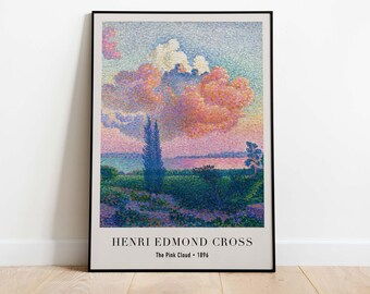 Henri Edmond Cross - The Pink Cloud, Downloadable Poster, Printable Art, Instant Download