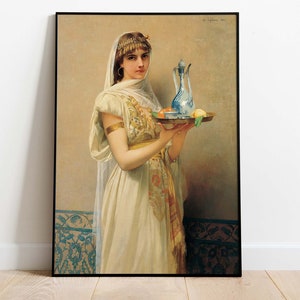 Jules-Joseph Lefebvre - Servant, Downloadable Poster, Printable Art, Instant Download