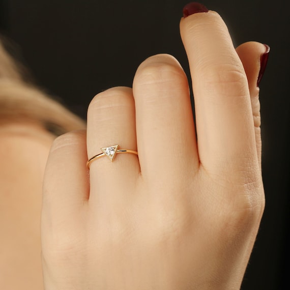 Zirconia gold deals ring