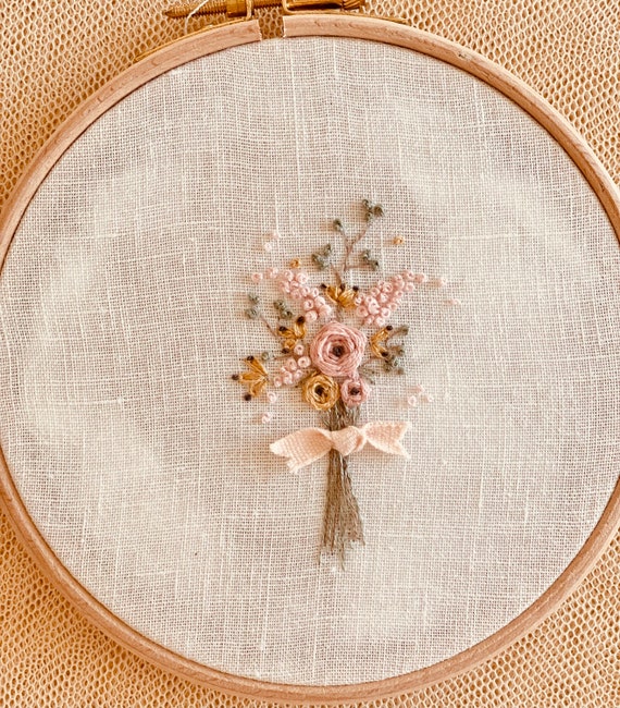 Beginner Embroidery Kit, Embroidery Kit, Embroidery, Flower