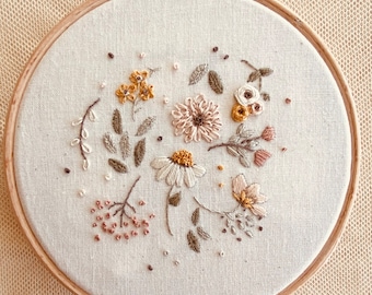 Spring Dreaming, Flower Embroidery Kit