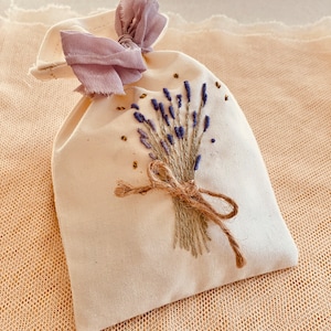 Beginner Embroidery Kit, Embroidery Kit, Embroidery, Flower Embroidery, Lavender Sachet, Hand Embroidery Kit, Kits, DIY Embroidery set