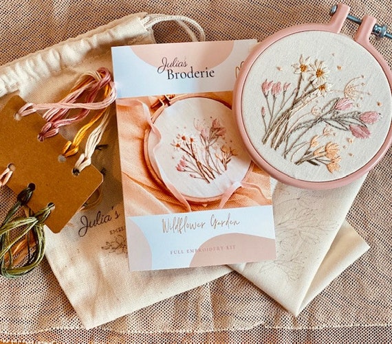 Learn to Embroider Journey Box, Beginner Embroidery Kit, DIY Embroidery 