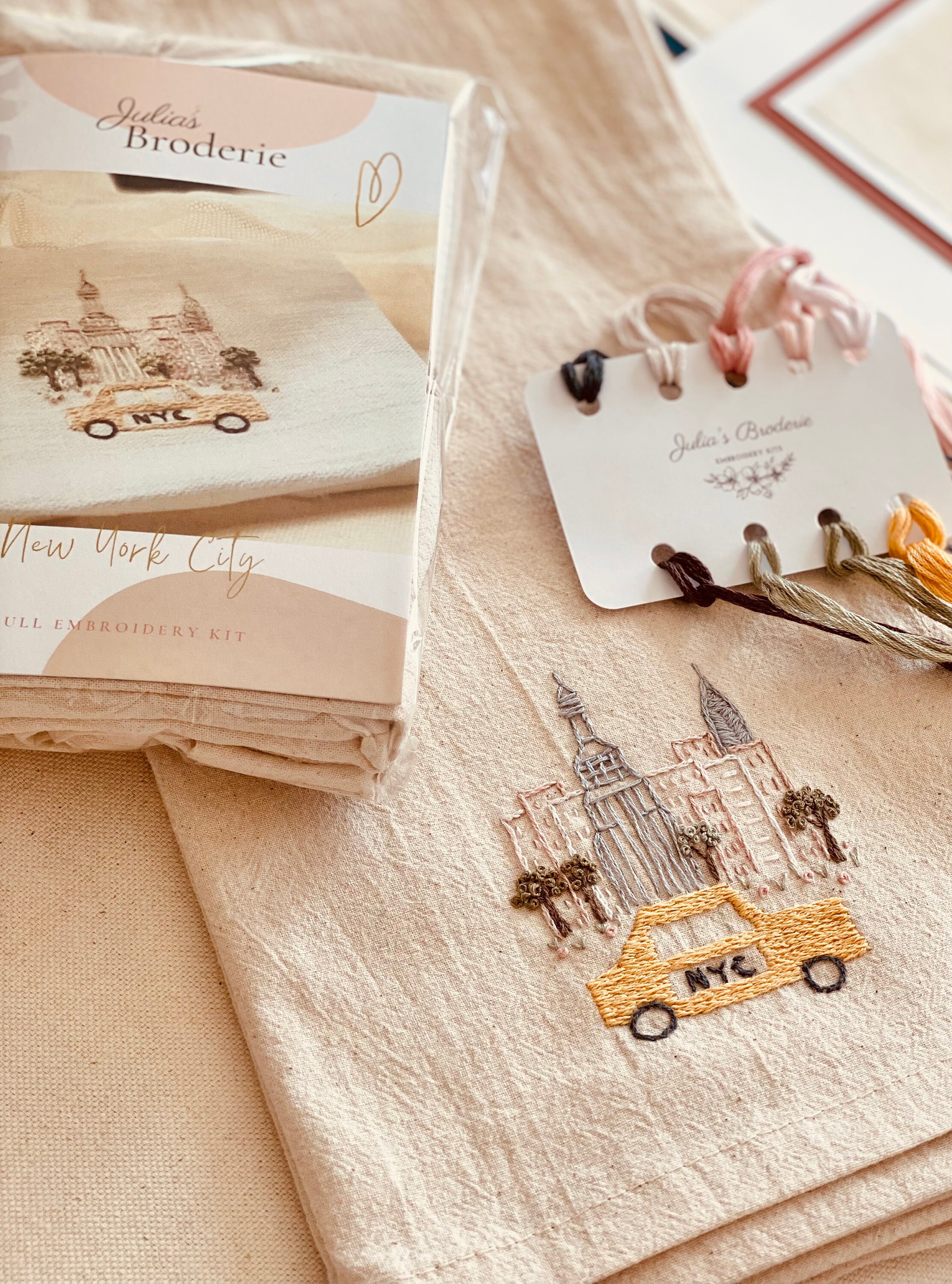 Personalised embroidered tea towels sale