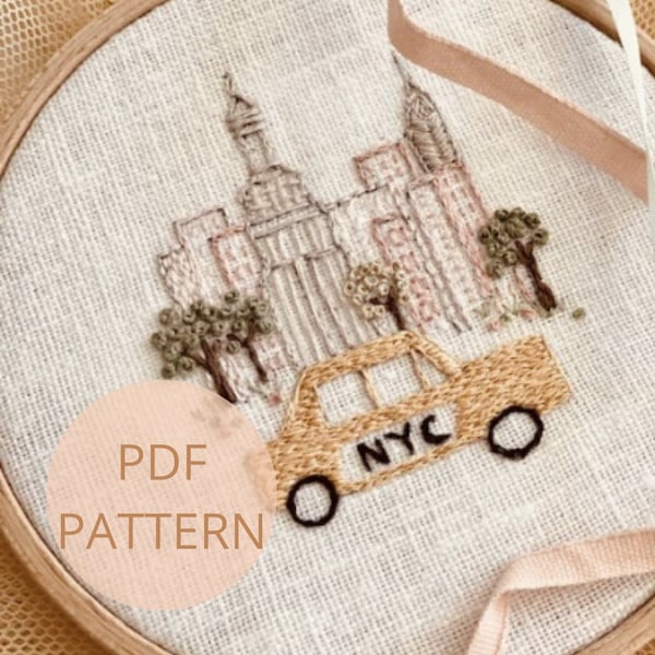 New York Embroidery Etsy