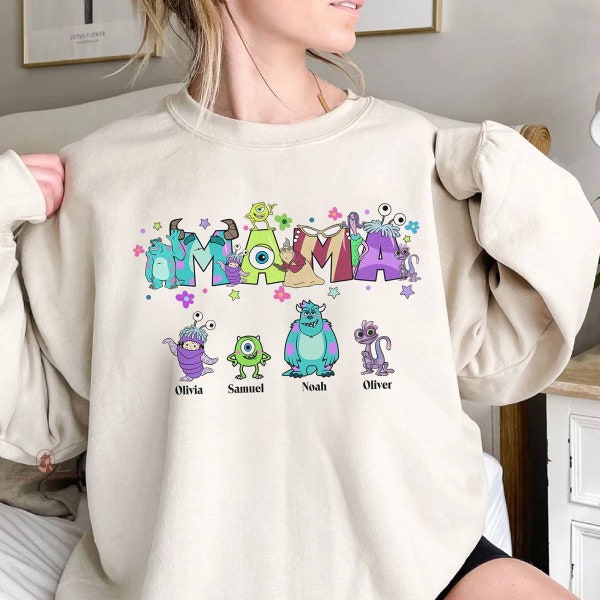 Custom Mama Monster Inc Shirt | Monster Inc Character Shirt | Mama Mosnter Inc Shirt | Gift For Mom | Mothers Day | Mama Disneyland Shirt