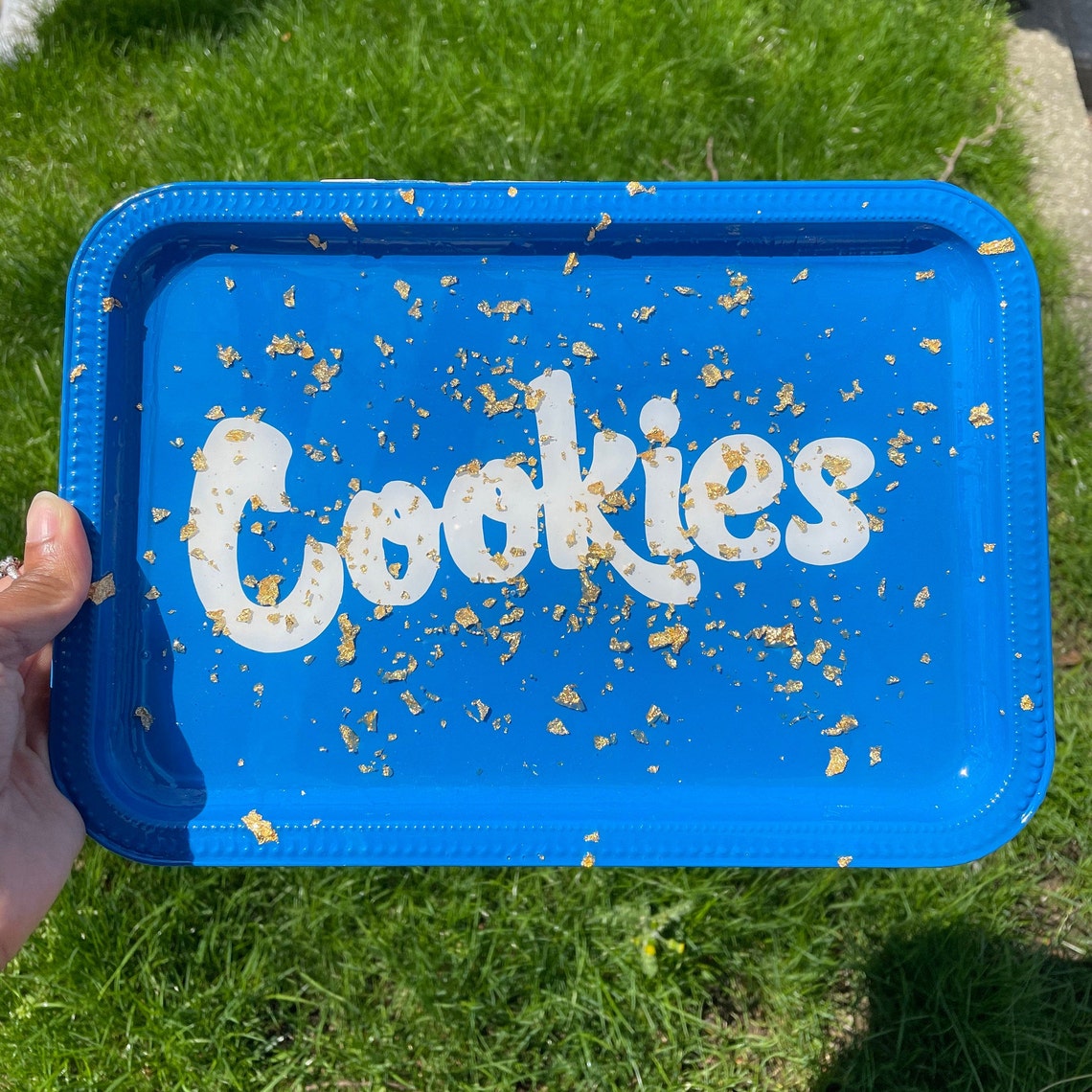 Cookies Rolling Tray Set with LED ashtray Customizable Etsy