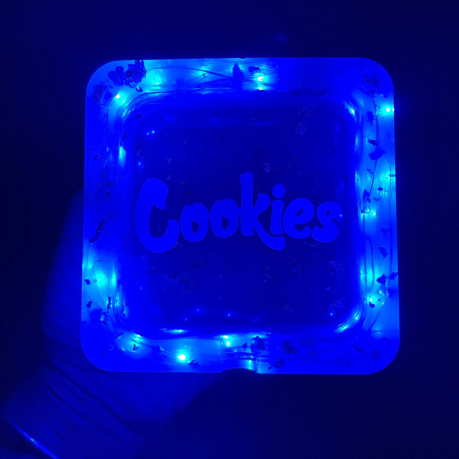 Cookies Rolling Tray Set with LED ashtray Customizable Etsy