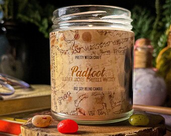 Marauders - Sirius Black - Padfoot - Fandom Inspired Candle - Whiskey and Leather Jackets