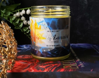Legendborn - Nick Davis - Spirit of Lancelot - Fandom Inspired Candle - Linen and Clear Air
