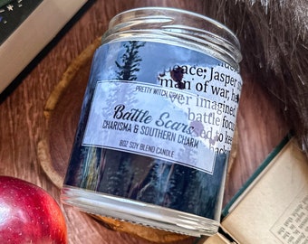 Twilight - Jasper - Fandom Inspired Candle - Amber and Sandalwood