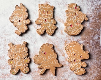 Hazbin Holiday Cookies Soft Dyed Enamel Pin SeelofApproval Collab