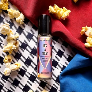 Pomni Digital Circus Perfume &quot;It&#39;s A Dream&quot; Citrus and Marshmallow Oil Roller Ball