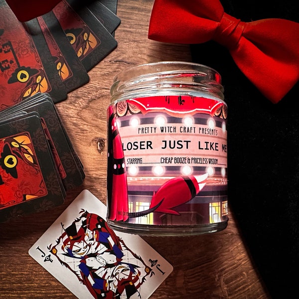 HH Loser Just Like Me Bartender Cat Inspired Soy Candle