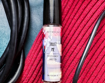 Human Vox Vincent Whittman Hazbin Hotel "Trust Me" Perfume Oil Roller Ball - Ginger and Tobacco Scented