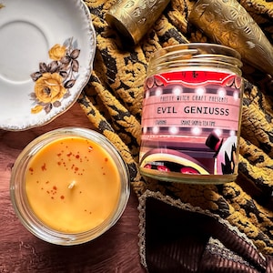 Sir Pentious Hazbin Hotel &quot;Evil Genius&quot; Inspired Soy Candle
