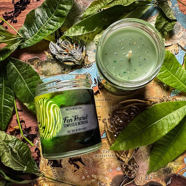 Solas - Fen'Harel - Dragon Age Inquisition- Fandom Inspired Candle - Ancient Temples, Woods, and Musk