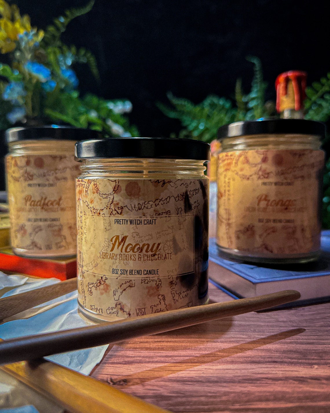 Marauders Remus Lupin Moony Fandom Inspired Candle Etsy