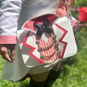 Hazbin Hotel Lucifer Morningstar&#39;s Jacket Crossbody/Shoulder Bag