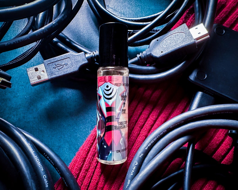 Vox Hazbin Hotel "Obey N Pay" Perfume Oil Roller Ball image 2