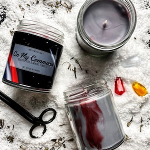 On My Command - Captain Phasma Star Wars Inspired Soy Candle