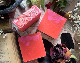 Alastor "The Radio Demon" Hazbin Hotel Inspired Cold Process Soap