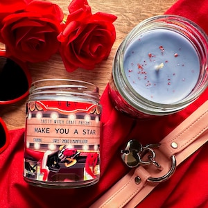 Valentino Hazbin Hotel &quot;Make You A Star&quot; Inspired Soy Candle