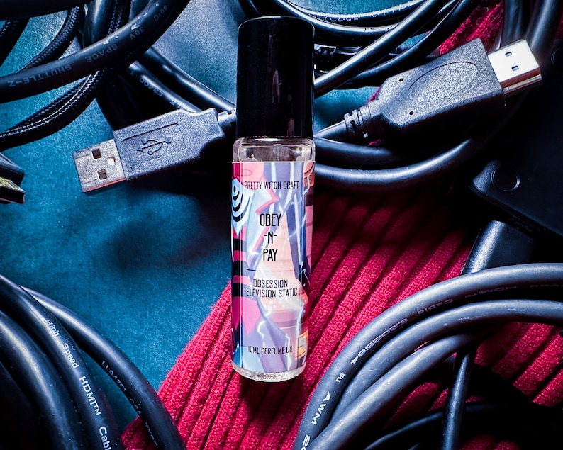Vox Hazbin Hotel "Obey N Pay" Perfume Oil Roller Ball image 1