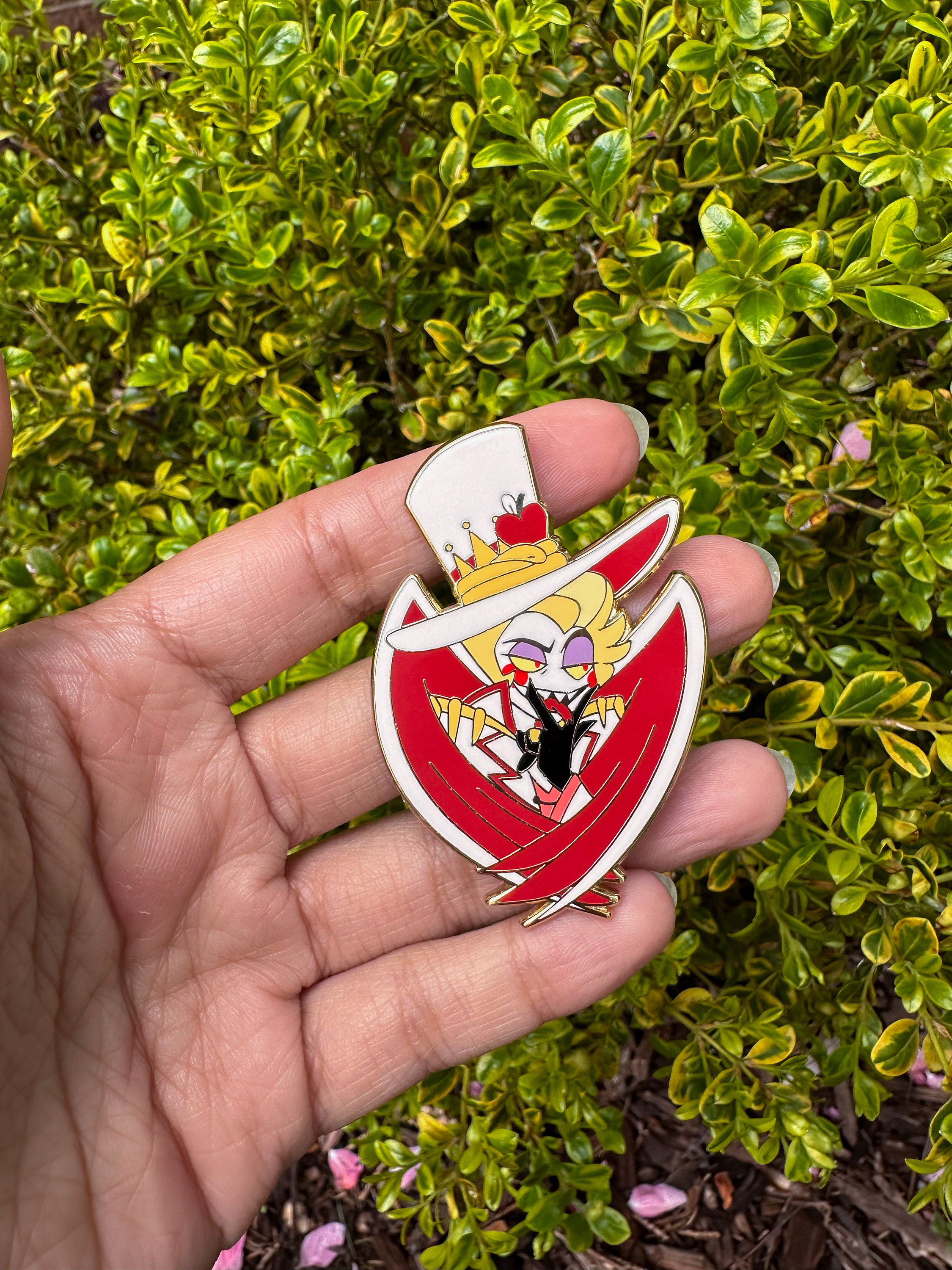 HH Lucifer Hell Hotel Enamel Pin Mr Steal Your Girl