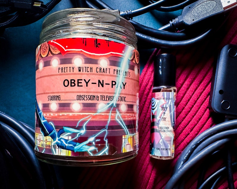 Vox Hazbin Hotel "Obey N Pay" Perfume Oil Roller Ball image 4