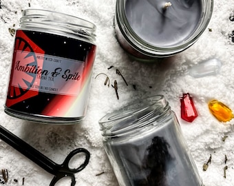 Ambition and Spite - General Armitage Hux Star Wars Inspired Soy Candle