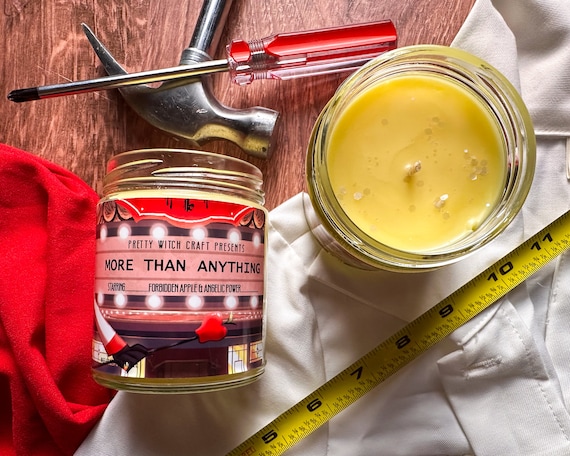 Lucifer Hazbin Hotel "More Than Anything" Inspired Soy Candle