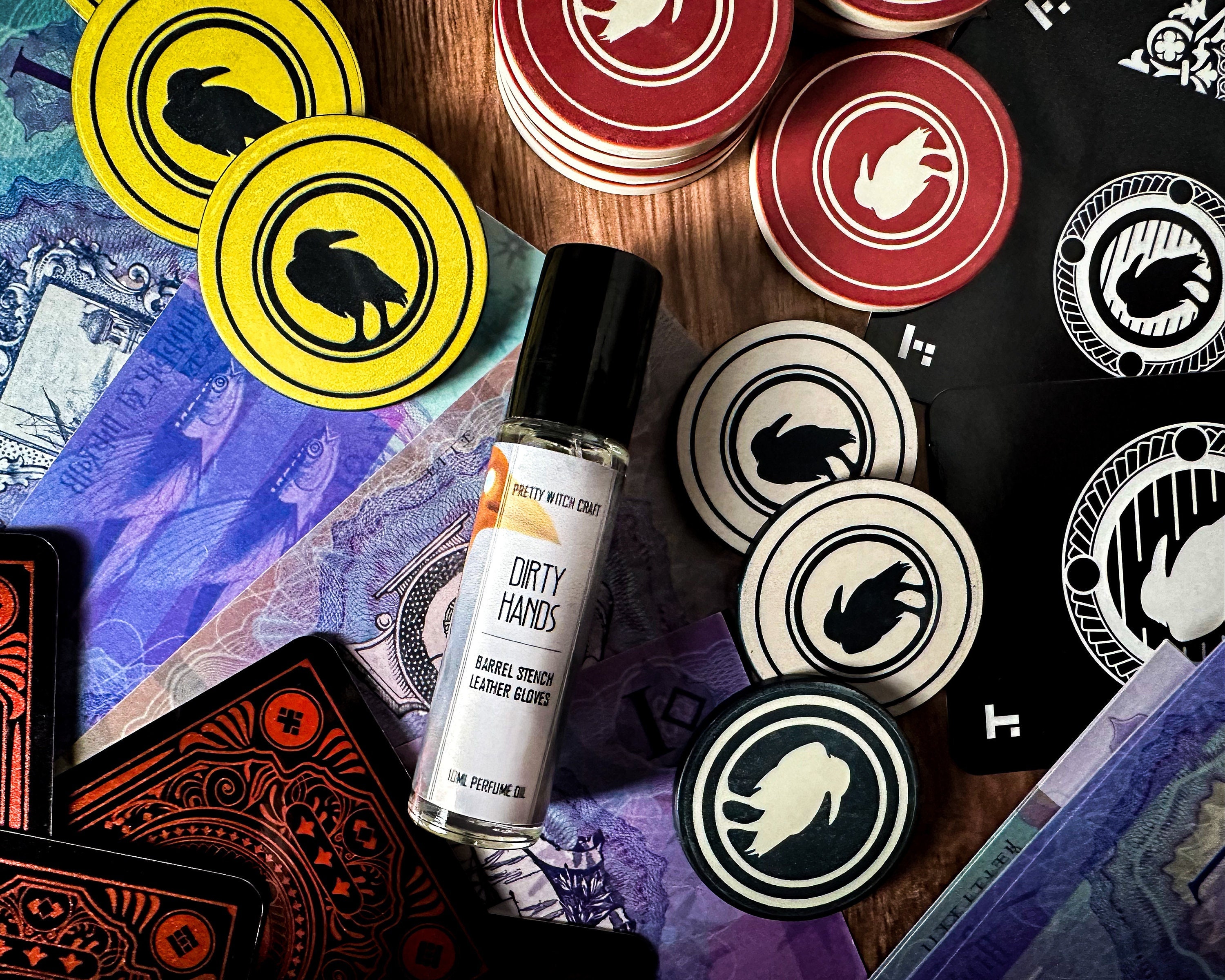 Six of Crows/Shadow and Bone - Kaz Brekker - Dirtyhands - Fandom Inspired Perfume Oil - Leather Gloves, Suits, Harbor Spray