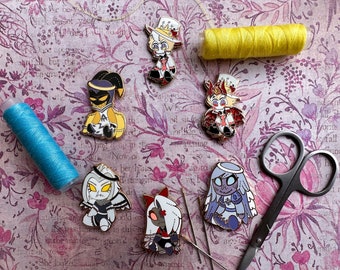 Demon Doll Hazbin Hotel Enamel Pin : Angel Edition
