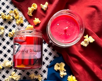 Caine Digital Circus Candle "World of Wonders" Leather and Mint Scented