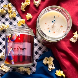 Pomni Digital Circus Candle &quot;It&#39;s A Dream&quot; Citrus and Marshmallow Scented