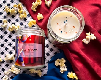 Pomni Digital Circus Candle "It's A Dream" Citrus and Marshmallow Scented