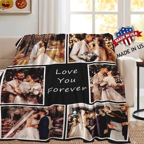 Picture Collage Blanket Etsy