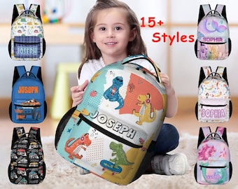 Personalized Backpack with Name, Custom Kids Backpack, Custom School Bags for Girl/Boy,Customize Book Bag,Back to School Gift,Gifts for Kids