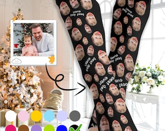 Calzini personalizzati con il viso, regalo fotografico per papà