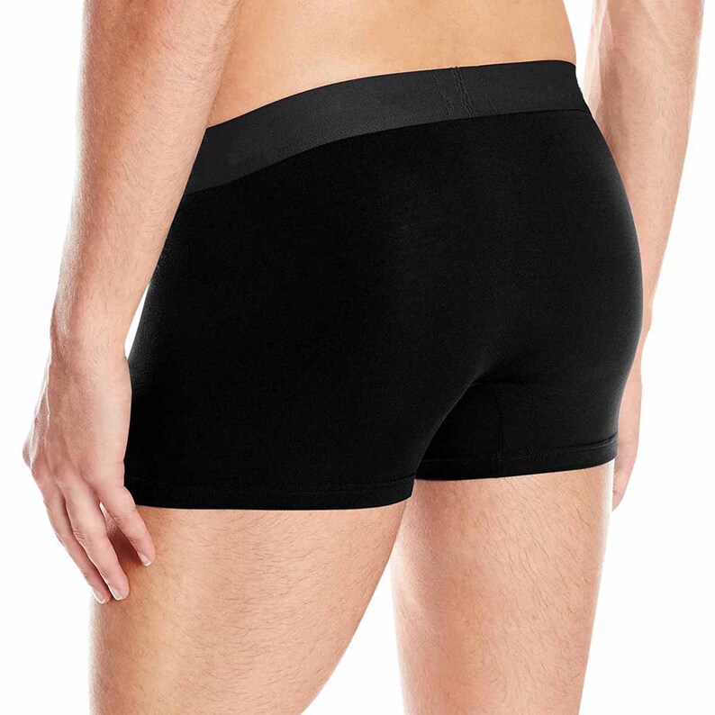 Custom Men/'s Funny Face on Zipper Underwear Pouch Breathable Boxer Briefs Shorts with Photo Personalized Gifts for him