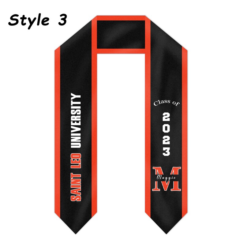 Custom Graduation Stoles/sashes Personalized Graduation Stole Etsy