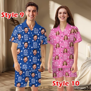 Custom Face Pajama Set, Personalized Photo Pajamas, Christmas Gift 画像 14