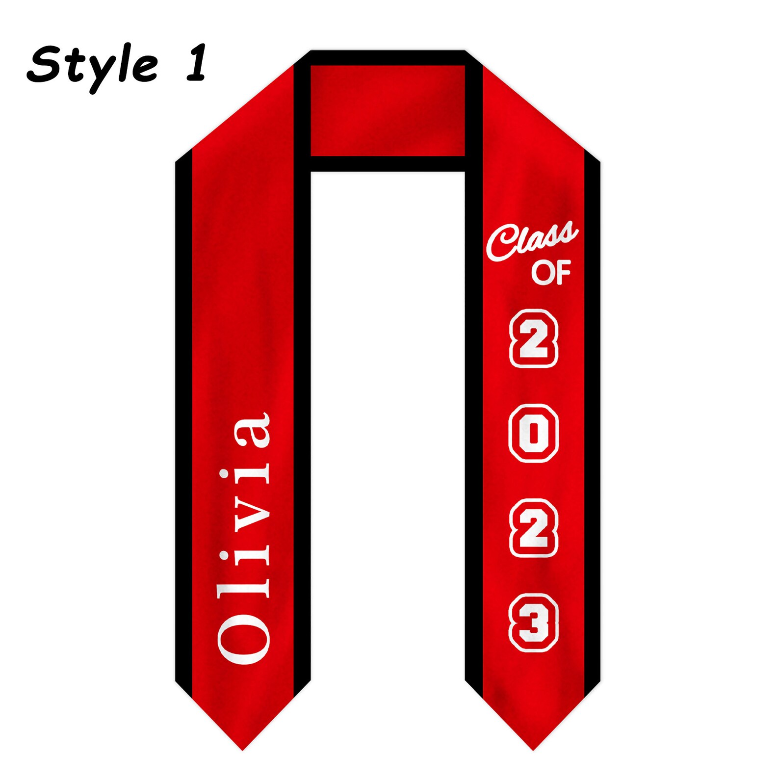 Custom Graduation Stoles/sashes Personalized Graduation Stole Etsy